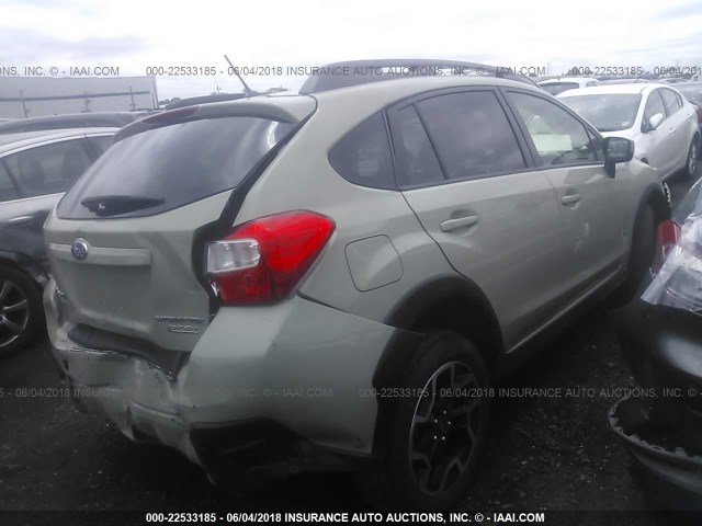 JF2GPABC2G8248755 - 2016 SUBARU CROSSTREK PREMIUM BEIGE photo 4