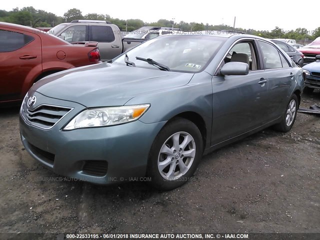 4T1BF3EK1AU537209 - 2010 TOYOTA CAMRY SE/LE/XLE 绿色 照片 2