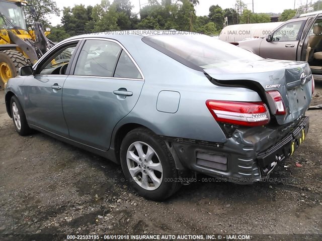 4T1BF3EK1AU537209 - 2010 TOYOTA CAMRY SE/LE/XLE 绿色 照片 3