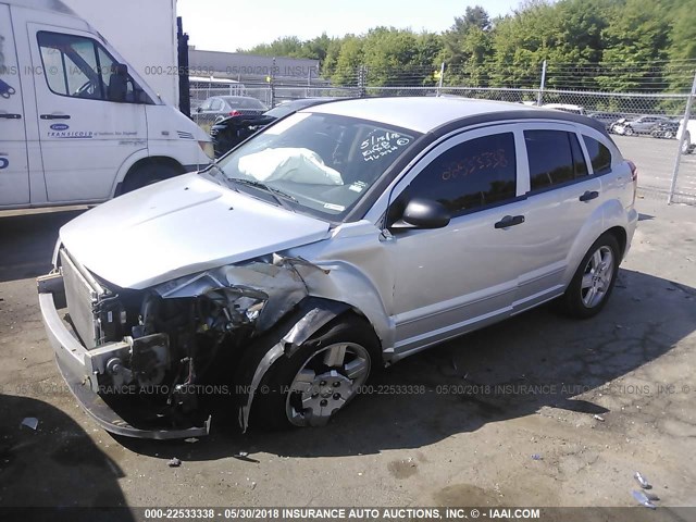 1B3HB48B98D794402 - 2008 DODGE CALIBER SXT SILVER photo 2