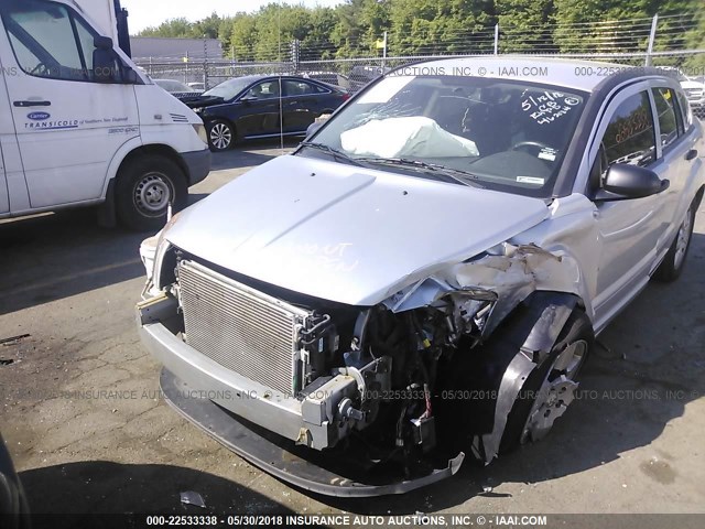 1B3HB48B98D794402 - 2008 DODGE CALIBER SXT SILVER photo 6