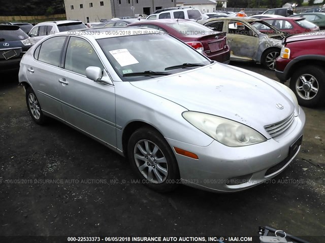 JTHBF30G030104559 - 2003 LEXUS ES 300 SILVER photo 1