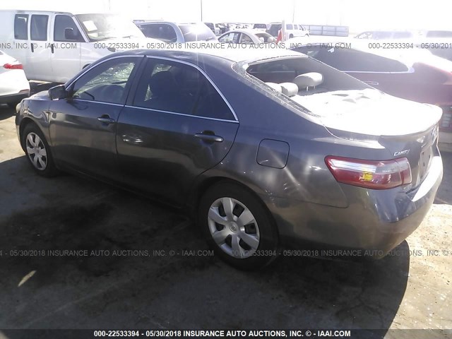 4T4BE46K07R007402 - 2007 TOYOTA CAMRY NEW GENERAT CE/LE/XLE/SE GRAY photo 3