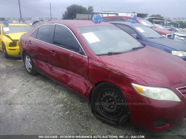 4T1BF3EK4AU508898 - 2010 TOYOTA CAMRY SE/LE/XLE RED photo 6