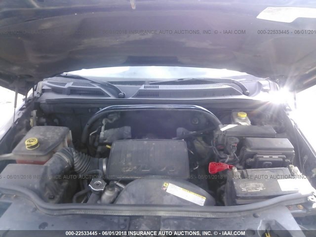 1J8HG48K77C647539 - 2007 JEEP COMMANDER BLACK photo 10