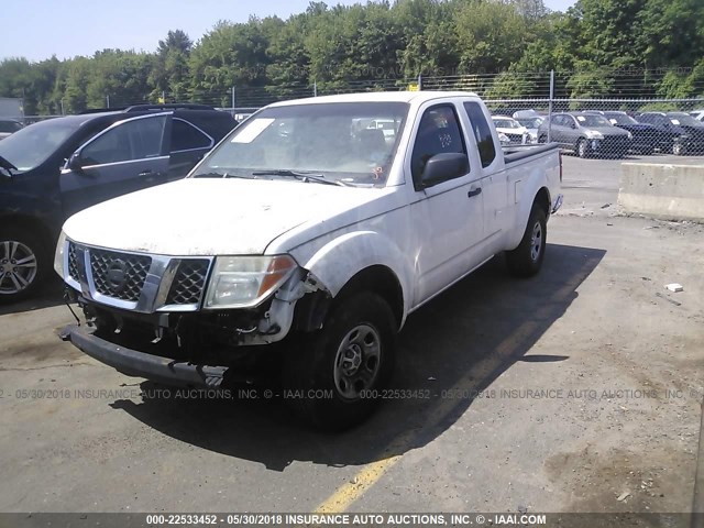 1N6BD06T16C407747 - 2006 NISSAN FRONTIER KING CAB XE WHITE photo 2