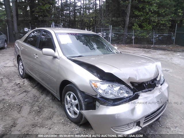 4T1BE32K85U034564 - 2005 TOYOTA CAMRY LE/XLE/SE ოქროსფერი ფოტო 1