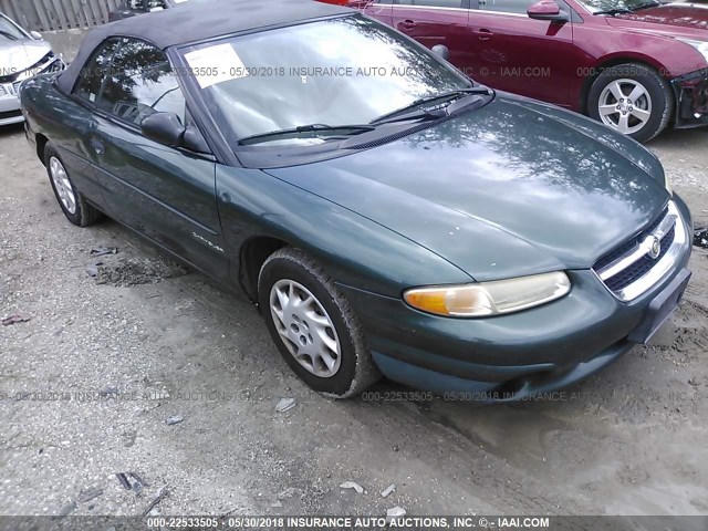 3C3EL45HXWT274387 - 1998 CHRYSLER SEBRING JX GREEN photo 1