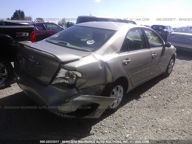 4T1BE32K23U218055 - 2003 TOYOTA CAMRY LE/XLE/SE ოქროსფერი ფოტო 4