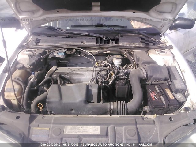 1G1JF52F347157383 - 2004 CHEVROLET CAVALIER LS WHITE photo 10