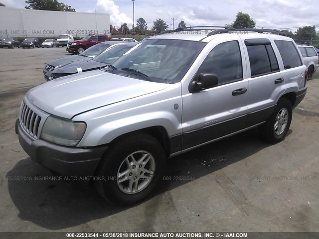 1J4GW48N64C402964 - 2004 JEEP GRAND CHEROKEE LAREDO/COLUMBIA/FREEDOM 银色 照片 2