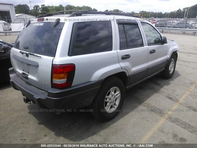 1J4GW48N64C402964 - 2004 JEEP GRAND CHEROKEE LAREDO/COLUMBIA/FREEDOM 银色 照片 4