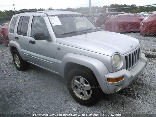 1J4GK58K03W526426 - 2003 JEEP LIBERTY LIMITED SILVER photo 1