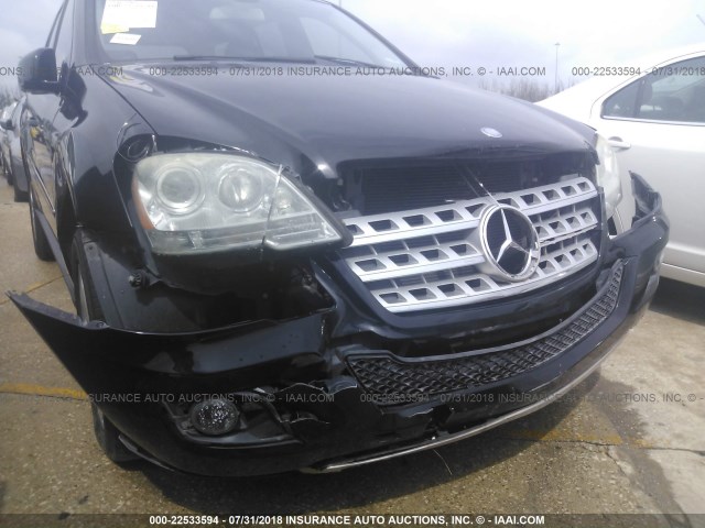 4JGBB5GB4BA660655 - 2011 MERCEDES-BENZ ML 350 BLACK photo 6