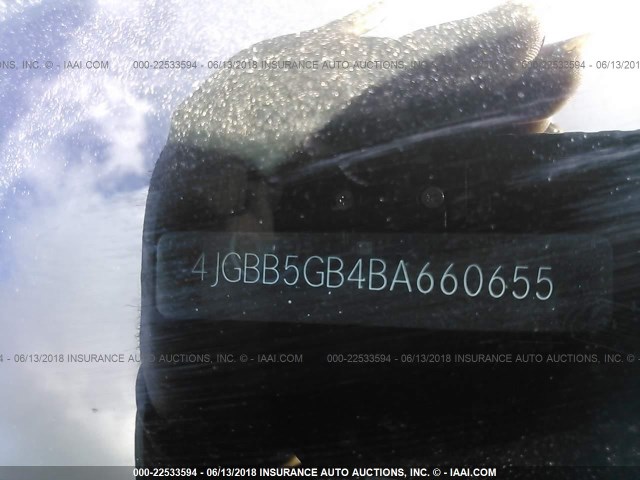 4JGBB5GB4BA660655 - 2011 MERCEDES-BENZ ML 350 BLACK photo 9