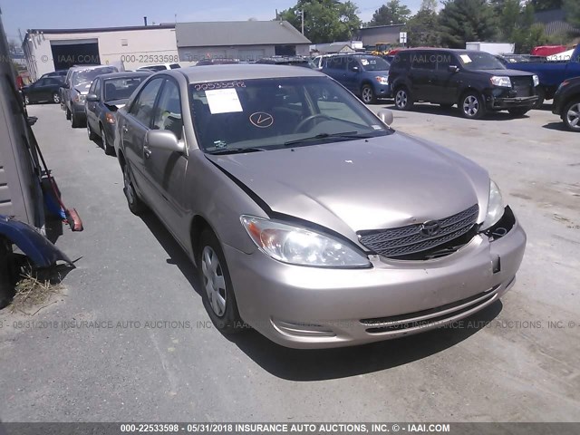 4T1BE32K24U871874 - 2004 TOYOTA CAMRY LE/XLE/SE GOLD photo 1