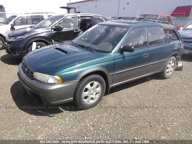 4S3BG6856W7633920 - 1998 SUBARU LEGACY 30TH ANN OUTBACK/LTD/SPT GREEN photo 2