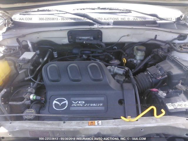 4F2YU08141KM71076 - 2001 MAZDA TRIBUTE LX/ES 银色 照片 10