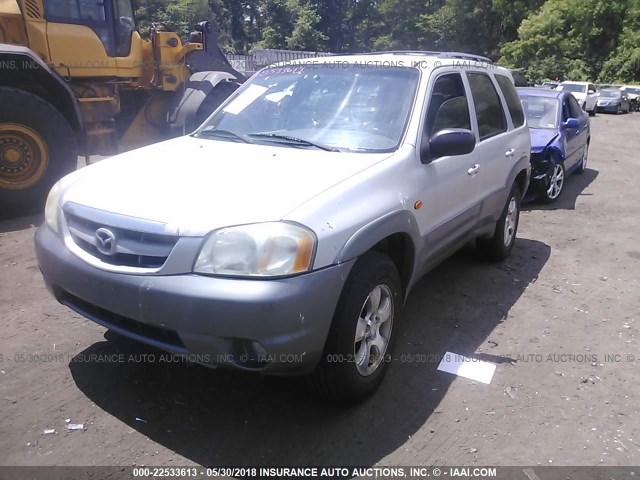 4F2YU08141KM71076 - 2001 MAZDA TRIBUTE LX/ES 银色 照片 2