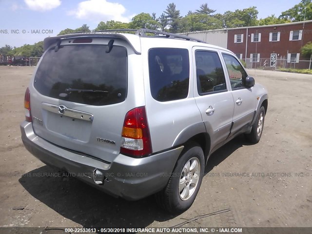 4F2YU08141KM71076 - 2001 MAZDA TRIBUTE LX/ES 银色 照片 4