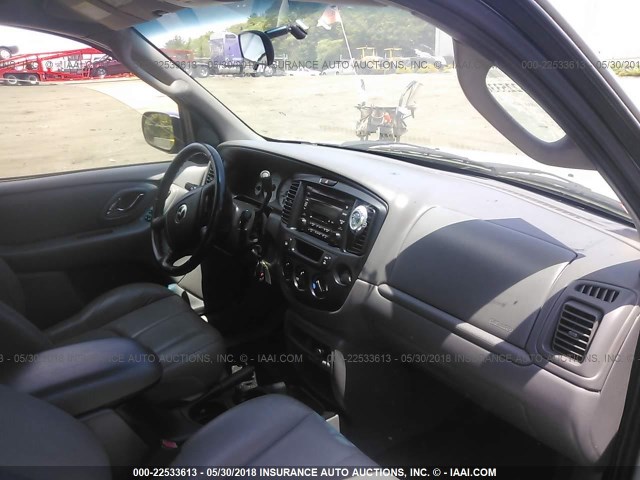 4F2YU08141KM71076 - 2001 MAZDA TRIBUTE LX/ES 银色 照片 5