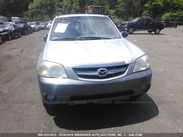 4F2YU08141KM71076 - 2001 MAZDA TRIBUTE LX/ES 银色 照片 6