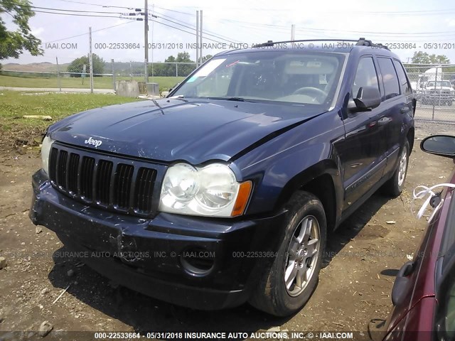 1J4GS48K85C656405 - 2005 JEEP GRAND CHEROKEE LAREDO/COLUMBIA/FREEDOM 蓝色 照片 2