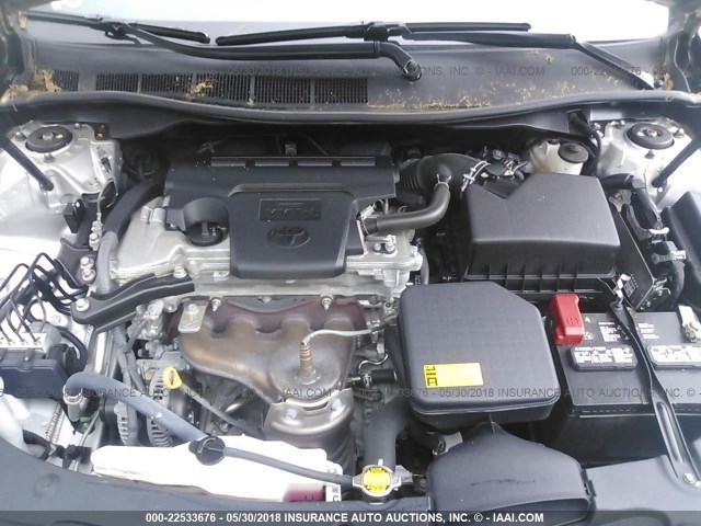 4T1BF1FK1EU449706 - 2014 TOYOTA CAMRY L/SE/LE/XLE 银色 照片 10