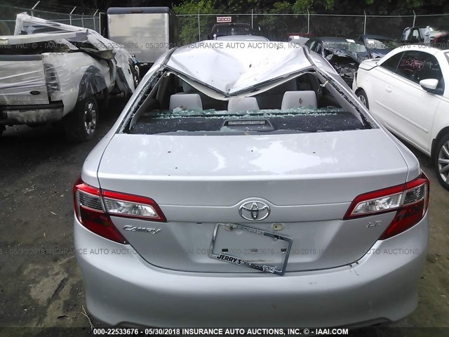 4T1BF1FK1EU449706 - 2014 TOYOTA CAMRY L/SE/LE/XLE 银色 照片 6