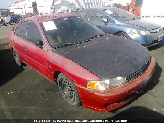 JA3AY26C71U009930 - 2001 MITSUBISHI MIRAGE ES RED photo 1