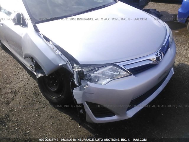 4T4BF1FKXDR296943 - 2013 TOYOTA CAMRY L/SE/LE/XLE 银色 照片 6