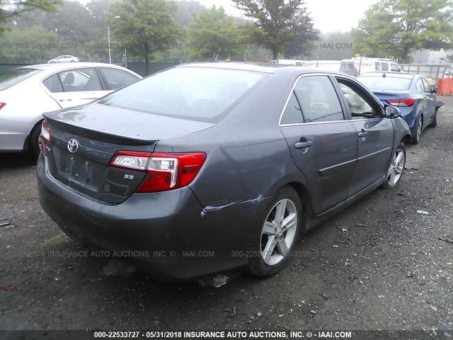 4T1BF1FK8EU808937 - 2014 TOYOTA CAMRY L/SE/LE/XLE 灰色 照片 4