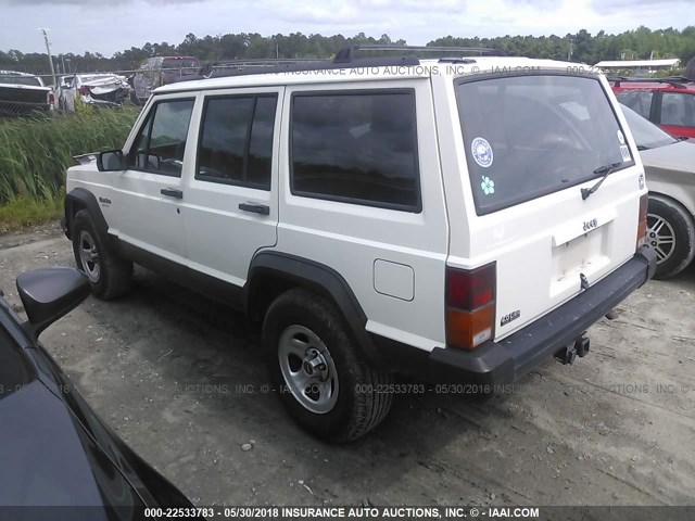 1J4FT68S3TL236813 - 1996 JEEP CHEROKEE SPORT/CLASSIC WHITE photo 3