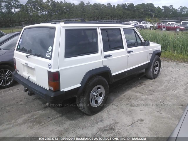 1J4FT68S3TL236813 - 1996 JEEP CHEROKEE SPORT/CLASSIC თეთრი ფოტო 4