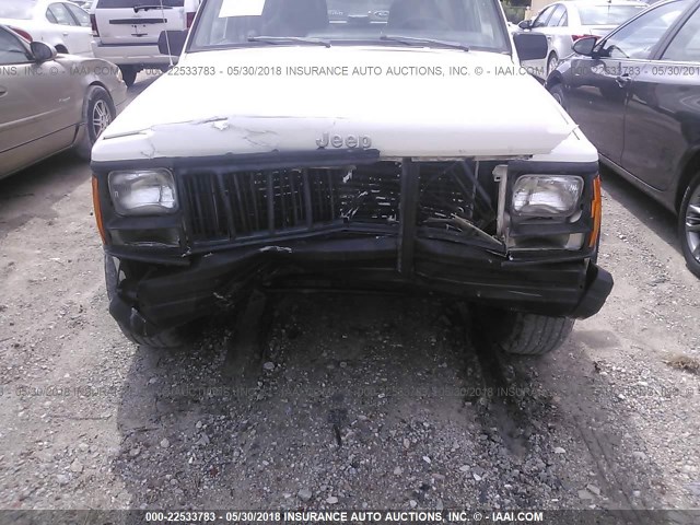 1J4FT68S3TL236813 - 1996 JEEP CHEROKEE SPORT/CLASSIC თეთრი ფოტო 6