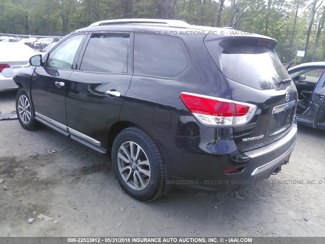 5N1AR2MM8EC682517 - 2014 NISSAN PATHFINDER S/SV/SL/PLATINUM 黑色 照片 3