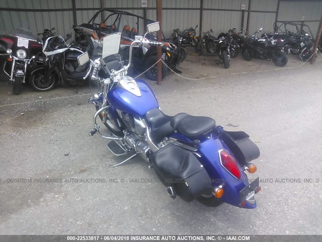 1HFSC52656A313701 - 2006 HONDA VTX1300 R BLUE photo 3