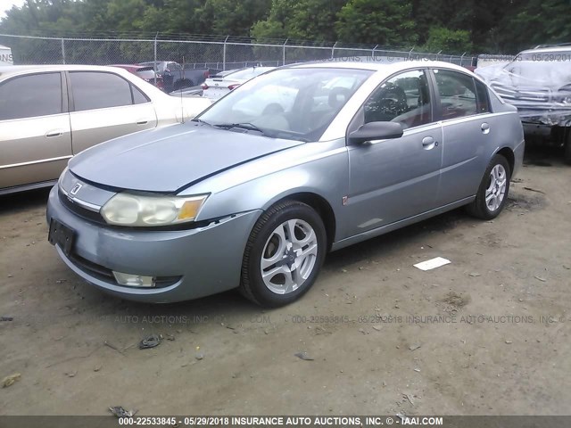 1G8AL52FX3Z111000 - 2003 SATURN ION LEVEL 3 Light Blue photo 2