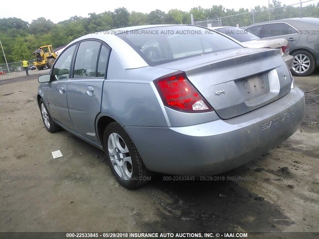 1G8AL52FX3Z111000 - 2003 SATURN ION LEVEL 3 Light Blue photo 3