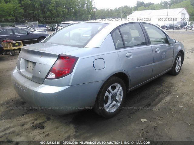1G8AL52FX3Z111000 - 2003 SATURN ION LEVEL 3 Light Blue photo 4