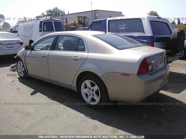 1G1ZB5E09CF169726 - 2012 CHEVROLET MALIBU LS TAN photo 3