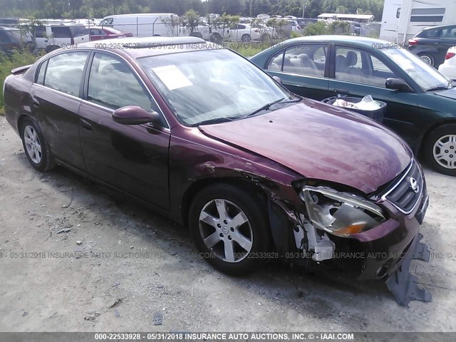 1N4AL11D12C149432 - 2002 NISSAN ALTIMA S/SL BURGUNDY photo 1