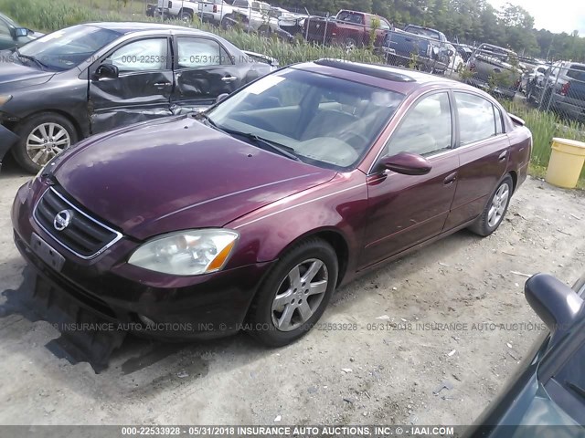 1N4AL11D12C149432 - 2002 NISSAN ALTIMA S/SL BURGUNDY photo 2