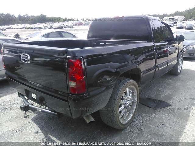 2GCEC19Z861306011 - 2006 CHEVROLET SILVERADO C1500 BLACK photo 4