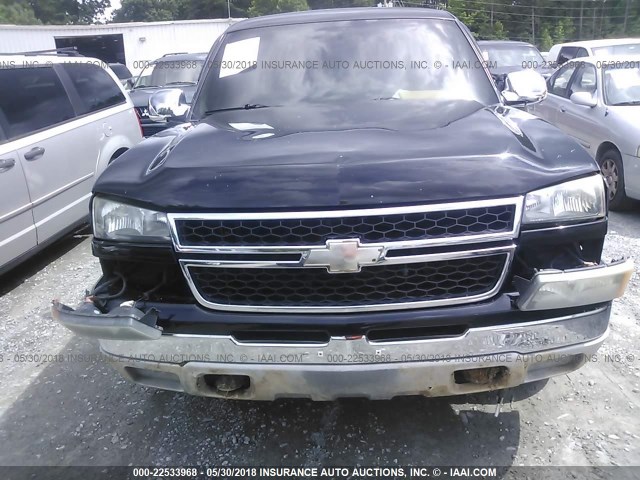 2GCEC19Z861306011 - 2006 CHEVROLET SILVERADO C1500 BLACK photo 6