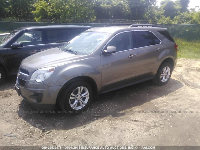 2GNALDEK7C6278412 - 2012 CHEVROLET EQUINOX LT GRAY photo 2