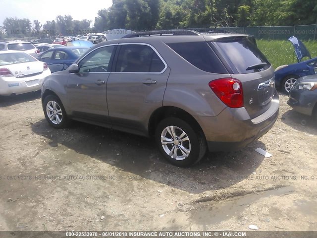 2GNALDEK7C6278412 - 2012 CHEVROLET EQUINOX LT GRAY photo 3