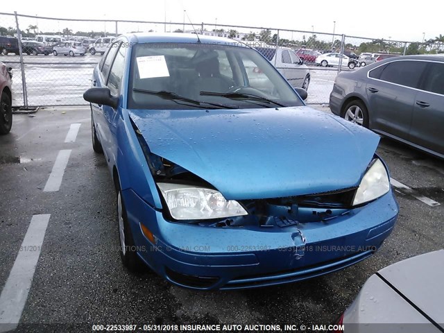 1FAFP34N67W279643 - 2007 FORD FOCUS ZX4/S/SE/SES BLUE photo 6