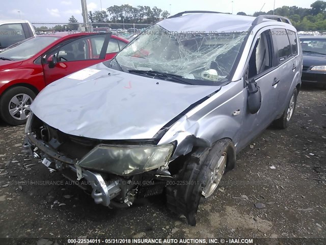 JA4MS31X27Z012398 - 2007 MITSUBISHI OUTLANDER ES/LS Gümüş foto 2