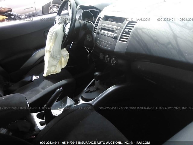 JA4MS31X27Z012398 - 2007 MITSUBISHI OUTLANDER ES/LS Gümüş foto 5